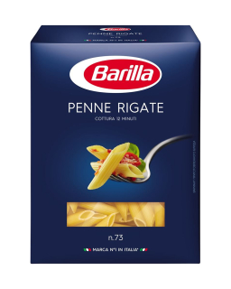 Макарони BARILLA 73 PENNE RIGATE пера, 500г - фото