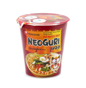 Лапша Рамен со вкусом морепродуктов Неогури стакан 62 г ТМ "Nongshim" - фото
