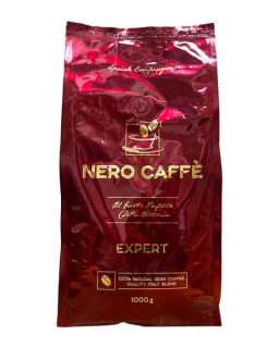 Nero Caffe EXPERT (бордовий) 1кг 30/70  Кава в зернах - фото