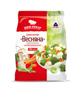 Овочева суміш 7-компонентна Рудь 400 г - фото