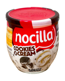 Шоколадна паста Nocilla молочна з крихтами шоколадного печива 180 г,12 шт/ящ, - фото