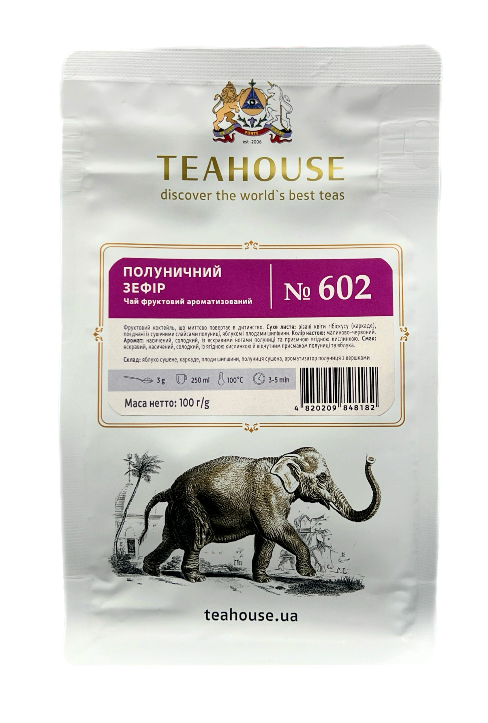 Чай Teahouse Полуничний зефір 100 г - фото