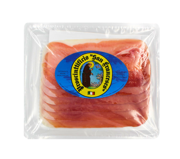 Шинка Прошуто сиров'ялена нарізка San Francesco, 250 г - фото