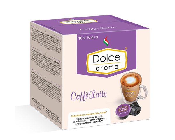 Капсула  Dolce Aroma  CAFFE LATTE DG (16 шт.пак) - фото