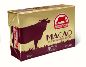 Масло солодковершкове Селянське 83% фас ЖМЗ 180г - фото