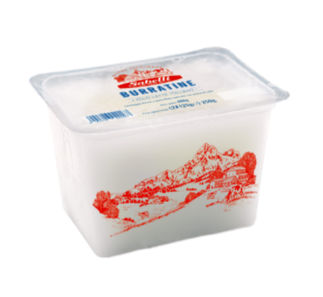 Сир Бурратіна 65% 250гр ТМ Sadelli - фото