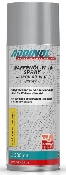 Олива збройова ADDINOL Waffenöl W 18, спрей 200 мл - фото №2
