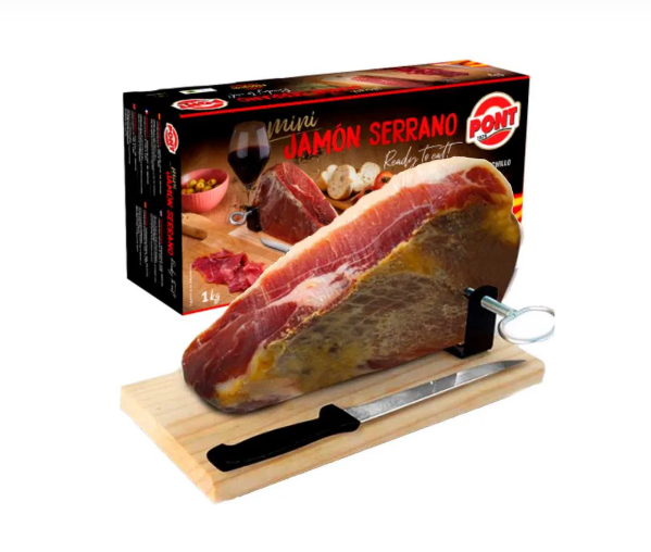 Хамон Міні в подарунковій уп.1кг ТМ Pont - фото