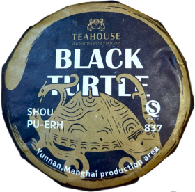 Чай Teahouse Шу Пуэр "Черная черепаха" Black Turtle № 818, 100 гр - фото