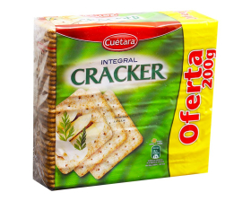 Печиво Cuetara Cracker Intergal крекер,600 г,8 шт/ящ. - фото