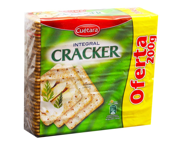 Печиво Cuetara Cracker Intergal крекер,600 г,8 шт/ящ. - фото
