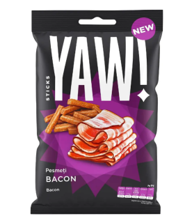 Сухарики стікси зі смаком бекону ТМ YAW!, 50г - фото