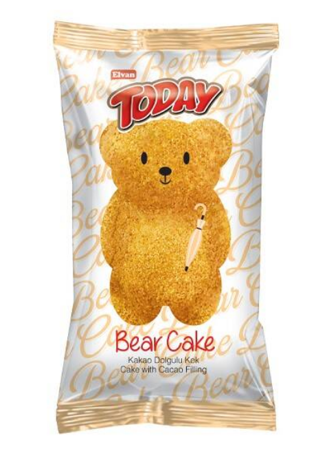 Пончик"TODAY BEAR"шоколадний крем45г - фото