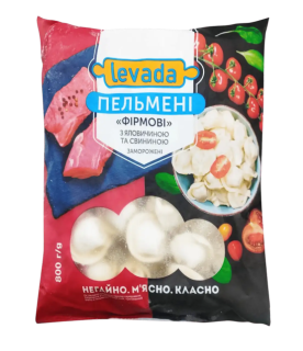 Пельмені зі свининою та яловичиною Левада 800 г - фото