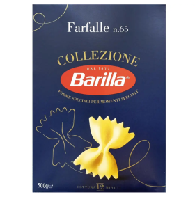 Макарони Barilla Farfalle №65 Бантики 500 г - фото
