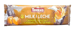 Шоколад Torras молочный с карамелью и морской солью, 250 г - фото