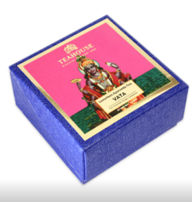 Чай Teahouse Вата в бронзовій  коробці (20фп*2,5г) - фото