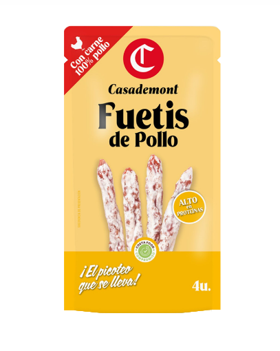 Ковбаса-снек з курятини 40гр, ТМ Casademont - фото