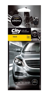 Ароматизатор в авто Aroma Car City Card Blask - фото