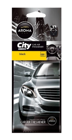 Ароматизатор в авто Aroma Car City Card Blask - фото