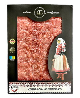 Сервелат варено-копченая нарезка 150 г – Смачні Справи - фото