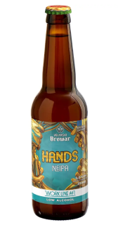 Пиво "Волинський Бровар "HANDS" світле нефільтроване 0,35 л. Пиво "Волинський Бровар "HANDS" світле нефільтроване 0,35 л. - фото