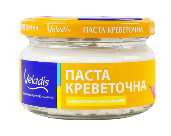 Паста кревєточна верш/часн160г Veladis/12 - фото