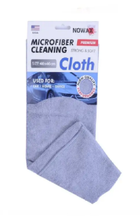 Ганчірка з мікрофібри 40×40 см сіра - фото