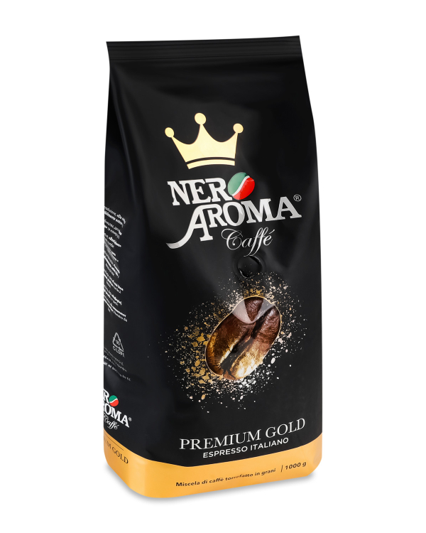 Кава Nero Aroma Elite 1кг (80/20) Кава в зернах - фото