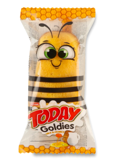 Тістечко-бісквіт “TODAY GOLDIES” з молочно-медовим смаком, 40 г - фото