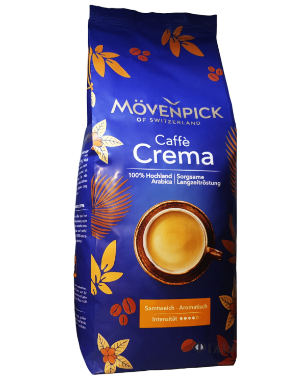 Кава в зернах Movenpick Caffe Crema, 1 кг (100% арабіка) (4006581017716) - фото