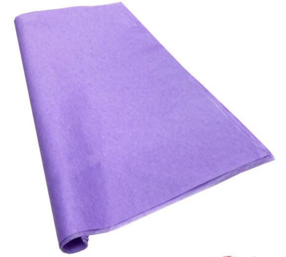 Папір тішью рулон (бузковий) - фото