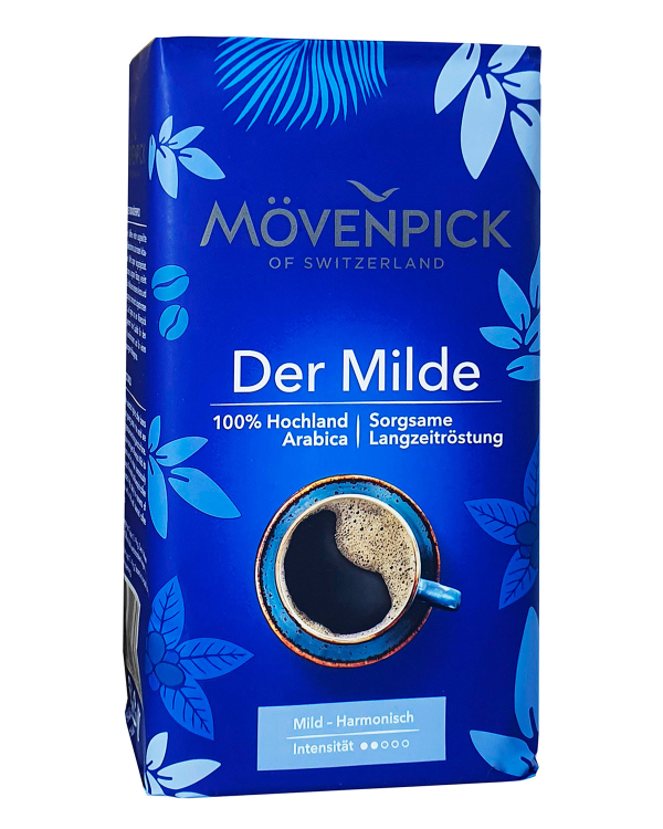 Кофе молотый Movenpick Der Milde, 500 г (100% арабика) (4006581017303) - фото