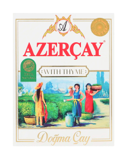 Чай "Azercay" чорний з чебрецем 100 гр. - фото