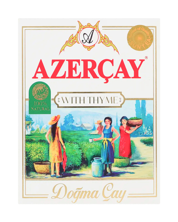 Чай "Azercay" чорний з чебрецем 100 гр. - фото