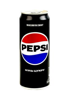 Напій PEPSI нуль цукру 0,33 л - фото