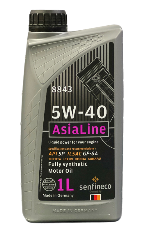 Моторна олива Senfineco AsiaLine 5W-40 (TSP) 1 л - фото