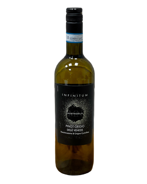 Вино INFINITUM Pinot Grigio 12%  (сухе,біле,Італія) 0,75л, 6шт/ящ - фото
