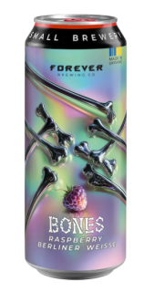 Пиво ТМ FOREVER "BONES" світле пшеничне  нефільтроване 0,5л - фото