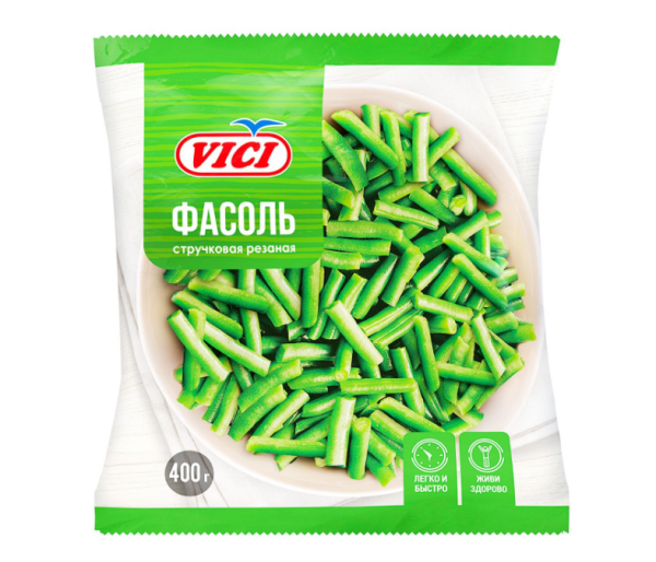 Стручкова квасоля різана VICI 400 г - фото