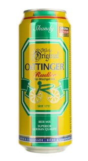 Пиво Oettinger Radler Beer & Lemonade 2,5% 0,5 л – пиво з лимонадом - фото