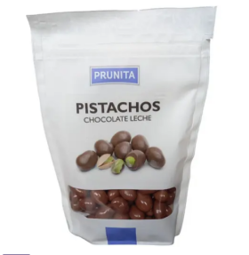 Фісташки Prunita Pistacho Choco Leche в молочному шоколаді 100 г, 10 шт/ящ. - фото