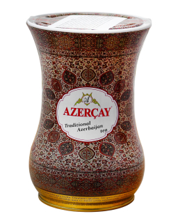 Подарунковий чай чорний з чебрецем Azercay Армуду Килим, 100 г (ж/б) - фото