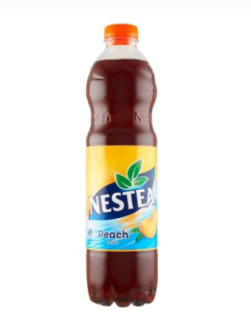 Чай холодний чорний 1,5л Nestea Ice Tea персик, 6 шт/ящ - фото