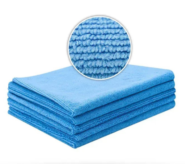 Мікрофібра для полірування та блиску (блакитна) - фото