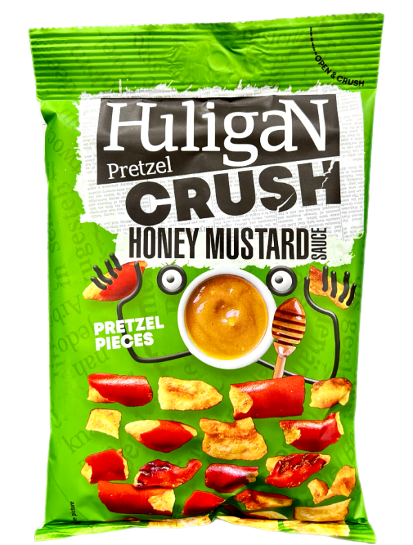 Крекер Шматочки кренделів зі смаком медово-гірчичного соусу, 65 г - фото