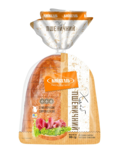 Хліб пшеничний нарізаний 0,3 кг, половинка - фото