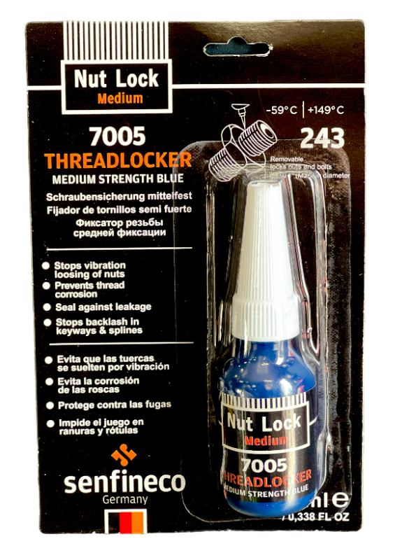 Фіксатор різьби синій 25 г Threadlocker - фото