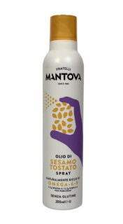 Олія кунжутна спрей Fratelli Mantova Extra Virgin 0,2л, 6шт/ящ - фото