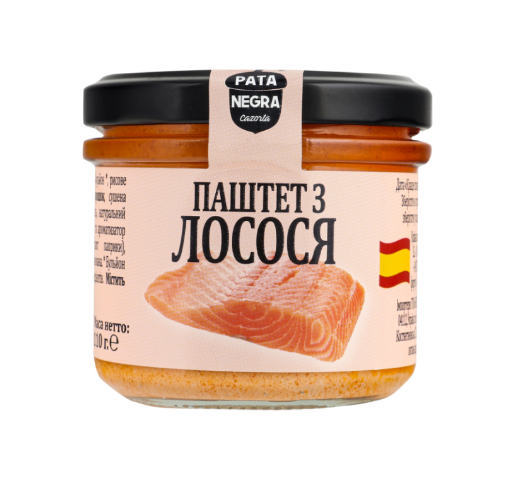 Паштет з лосося 110 г TM PATA NEGRA - фото